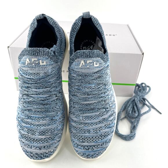APL Men\'s Midnight Ivory Melange TechLoom Wave Sneakers Size 9